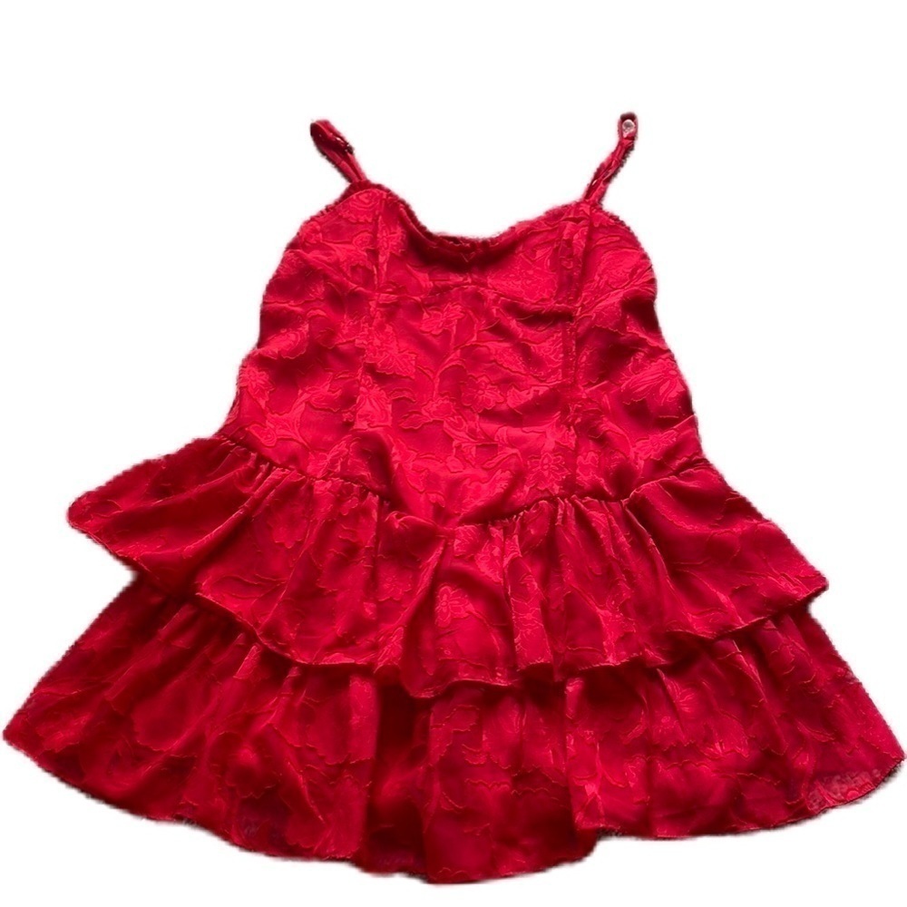 Wild Fable L Mini-length tiered dress with fit-and-flare silhouette